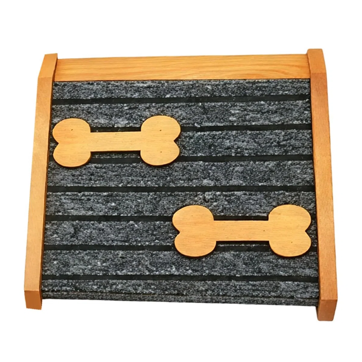 Rampa para Mascotas de tamaño pequeño | Escalera de Madera con Superficie Antideslizante,Rampa para Mascotas con Almohadilla De Fieltro,para Cama sofá Dormitorio Interior Exterior