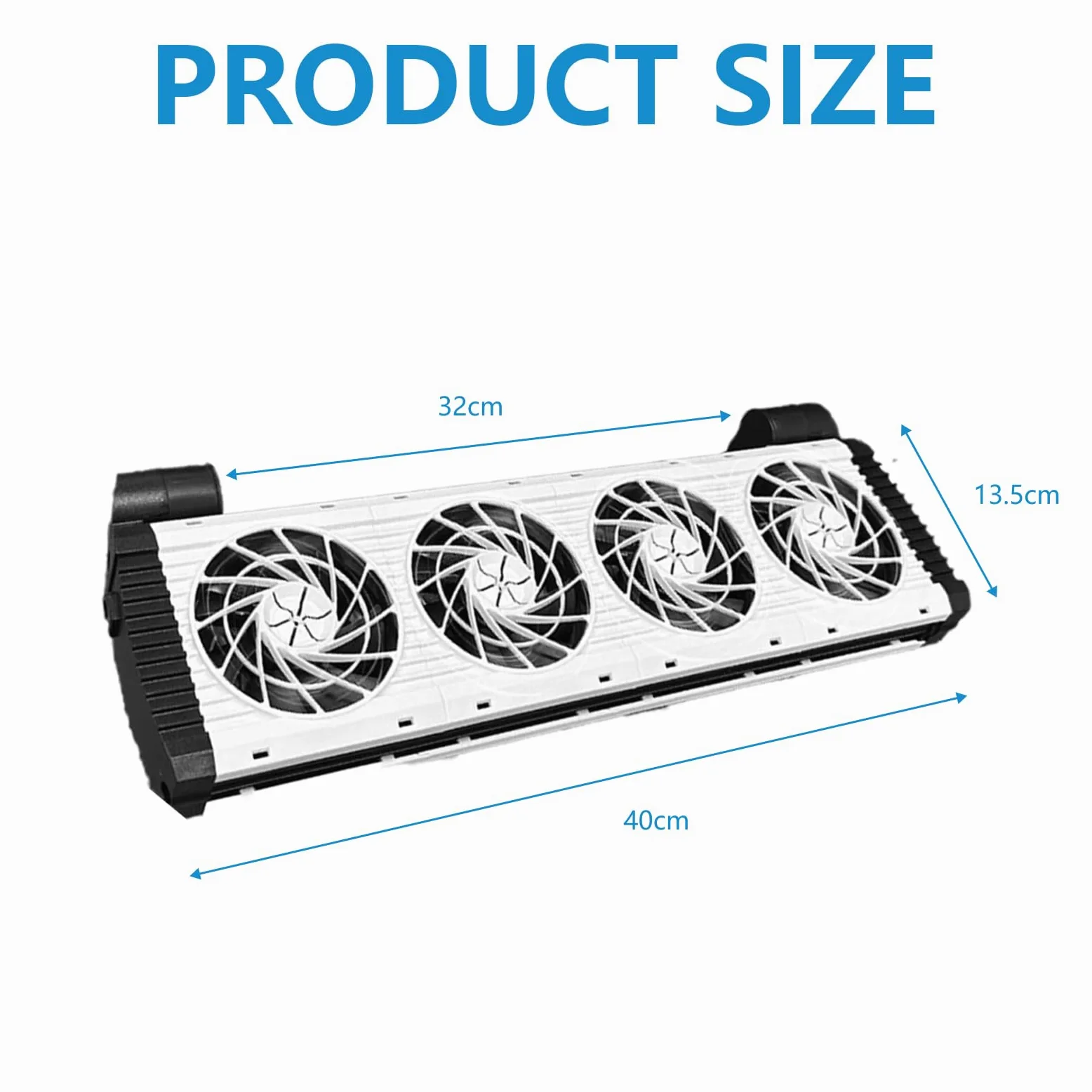 Ventilador de Acuario, Enfriador de Acuarios Silencioso Velocidad de Aire Ajustable y Temporizador Ventilador de Acuario de Pinza para Acuarios de Agua Dulce y Salada, 4 Ventilador