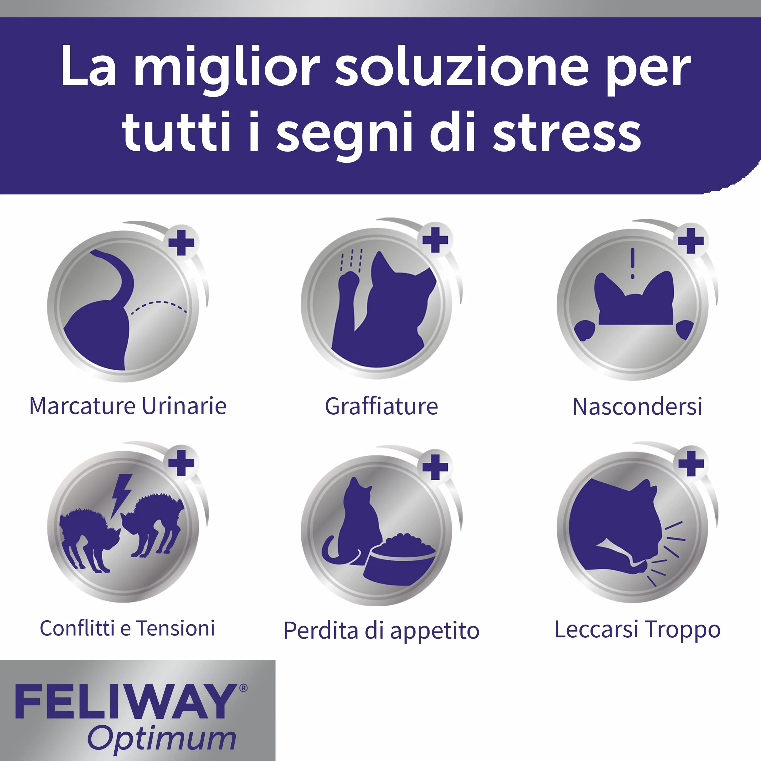 FELIWAY Optimum Starter Kit Difusor de Feromonas Calmantes para Gatos 30 Días 48ml - Ayuda a Resolver Todos los Signos comunes de estrés en Gatos y Gatitos Recomendado por Veterinarios