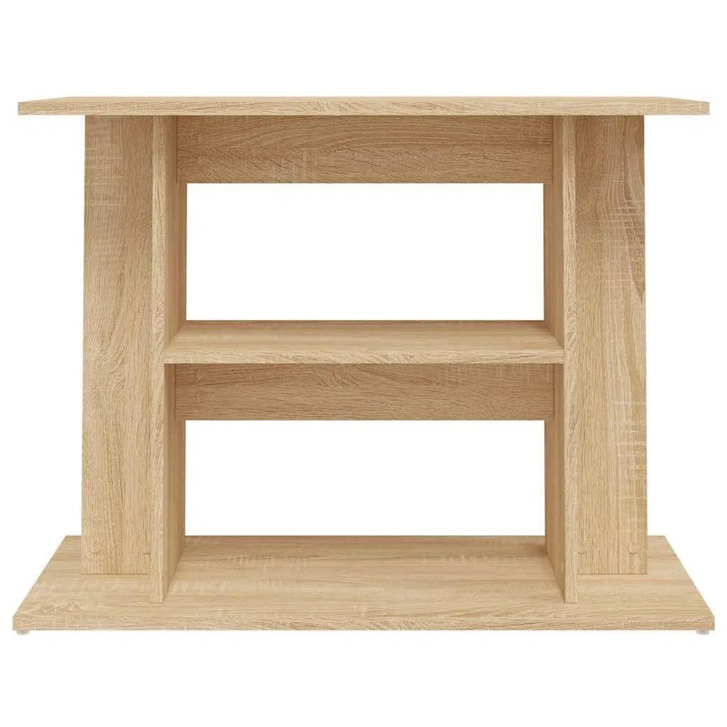 vidaXL Soporte para Acuario Madera ingeniería Roble Sonoma 80x35x60 cm
