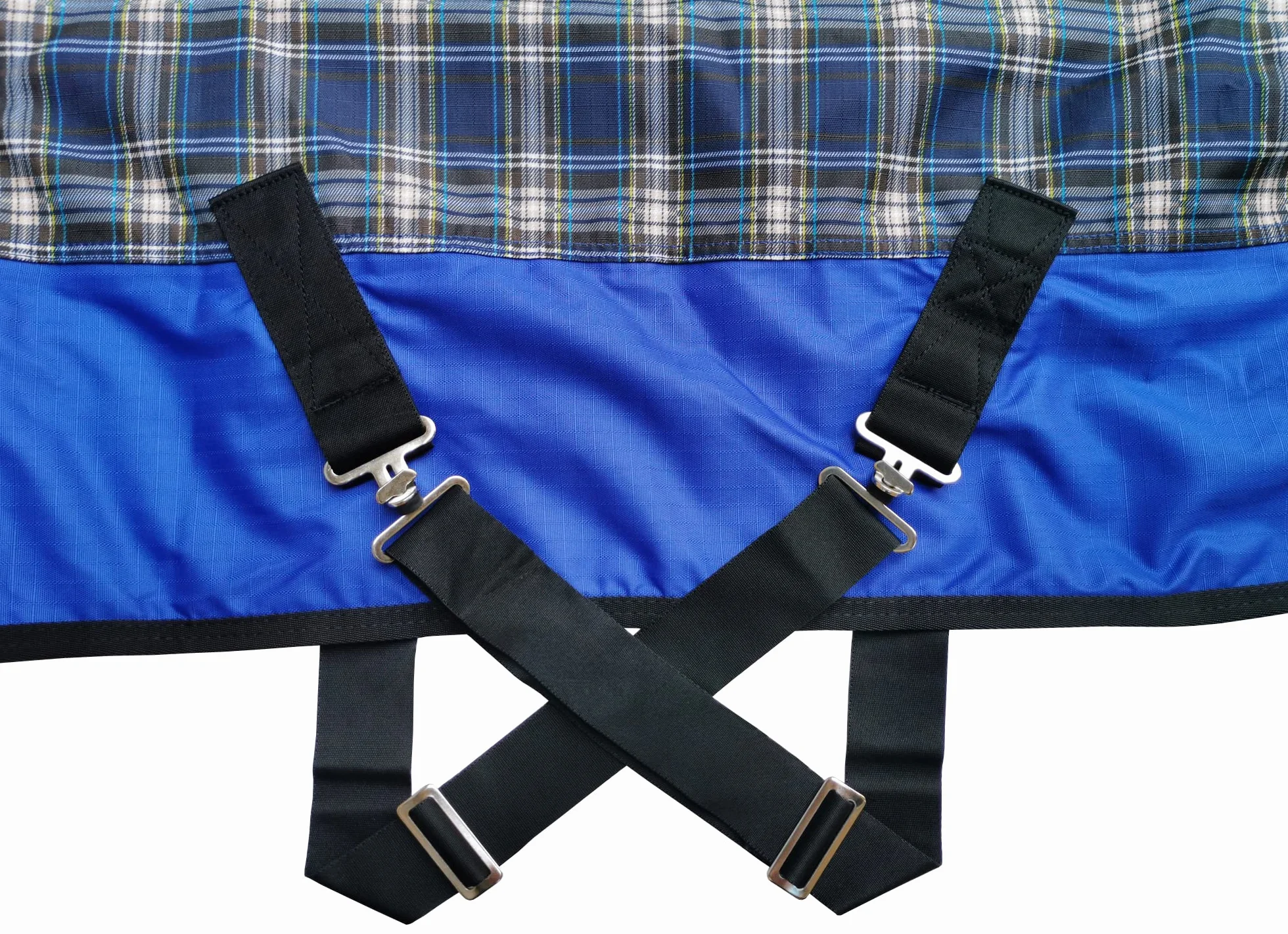 LEAFOREST Alfombra Impermeable de 600 Denier Shetland, Alfombra Pony, Potro, sin Relleno, Azul, 45 Pulgadas