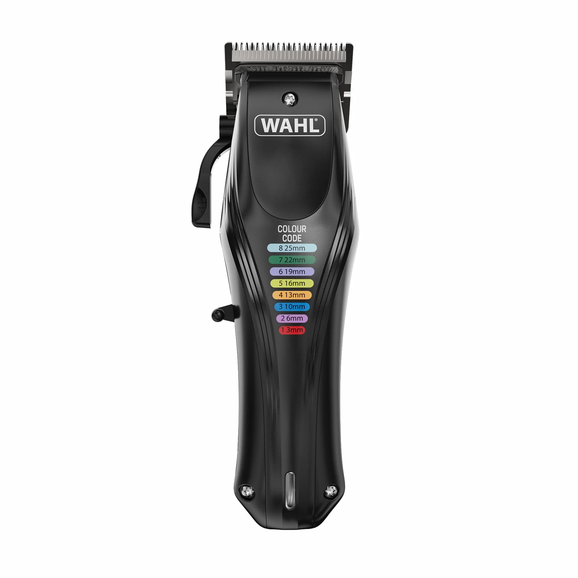 WAHL Colour Pro, cortapelo, Recargable para Mascotas, peines codificados, peluquería Canina Completa, bajo Nivel de Ruido, Cable/inalámbrico para Perros, Negro