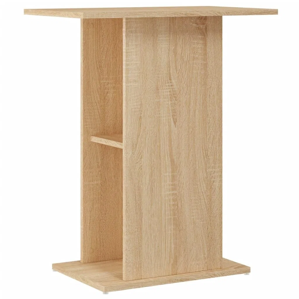 vidaXL Soporte Acuario Madera ingeniería Roble Sonoma 60,5x36x72,5 cm