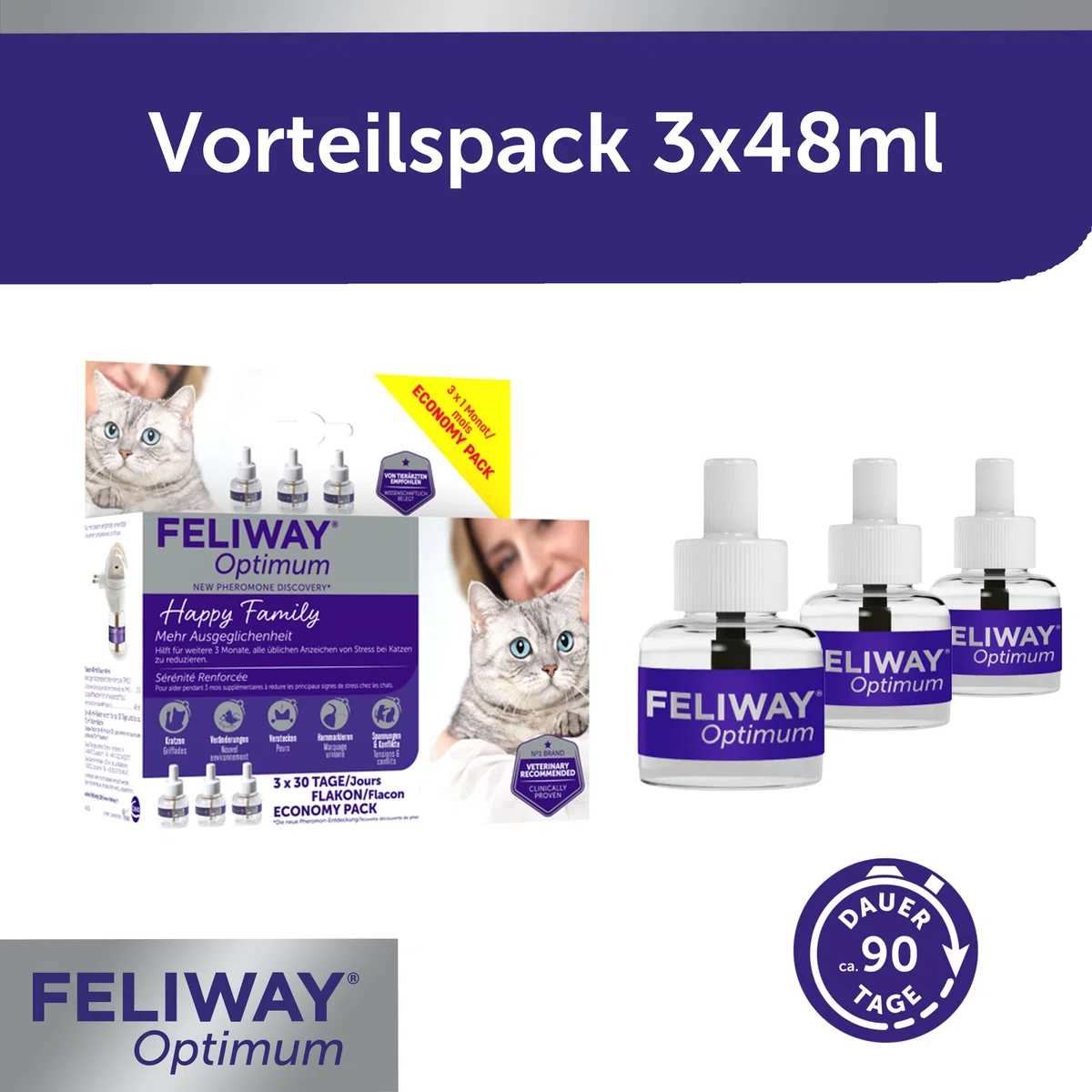 Feliway Optimum Pack 3 Recambios