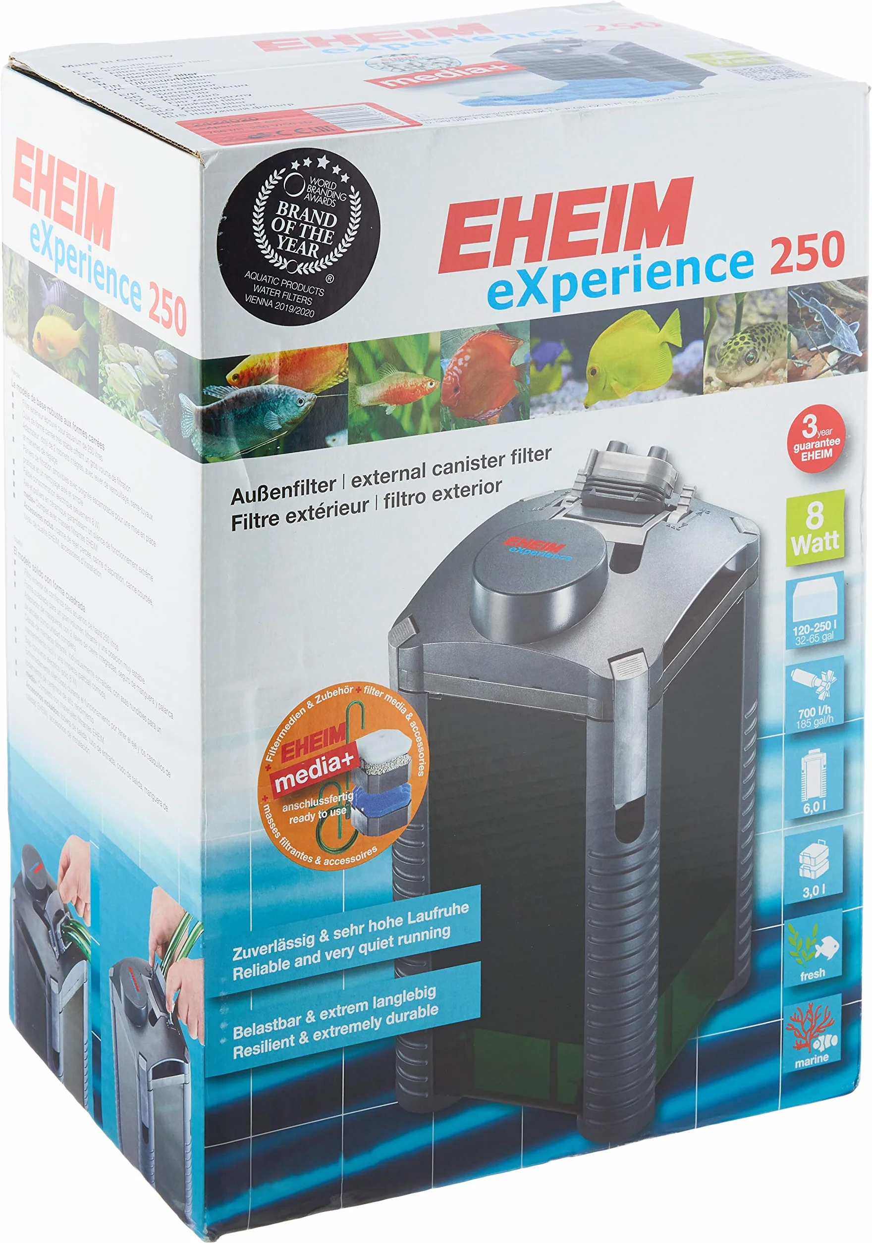 Eheim Experience 250 Filtro Exterior Silencioso para Acuario