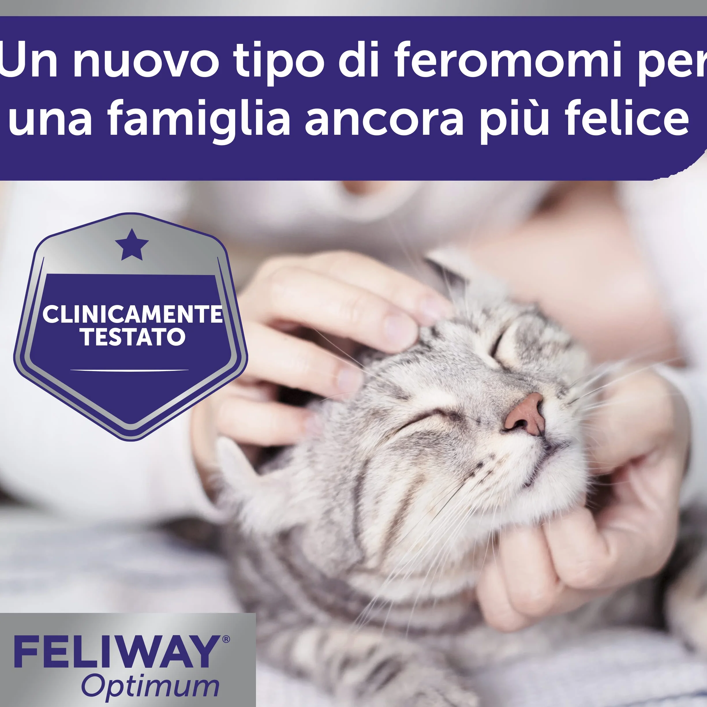 FELIWAY Optimum Starter Kit Difusor de Feromonas Calmantes para Gatos 30 Días 48ml - Ayuda a Resolver Todos los Signos comunes de estrés en Gatos y Gatitos Recomendado por Veterinarios