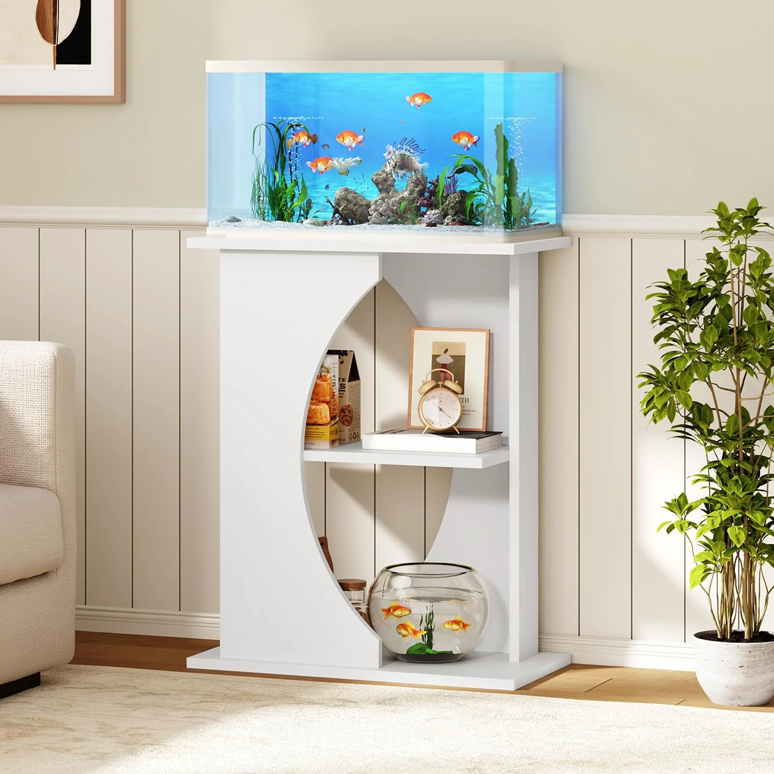 MAHANCRIS Soporte para acuario AFTWT7001