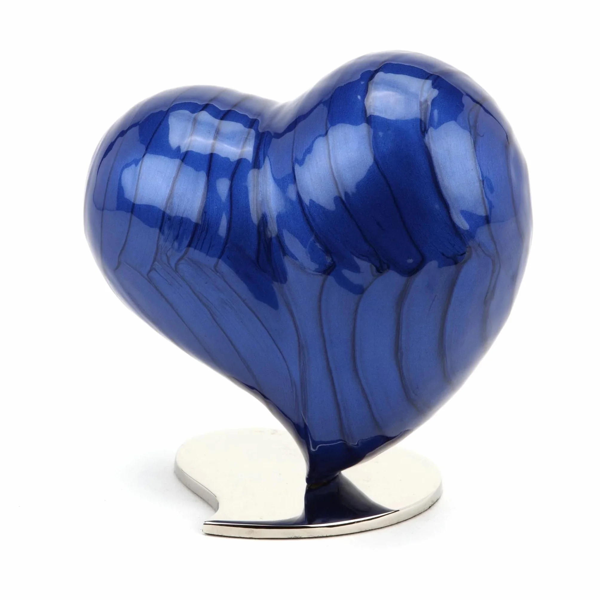 Urns UK Urna de Cenizas funerarias Hecha a Mano con corazón Grande Watford Pearl UU420009A