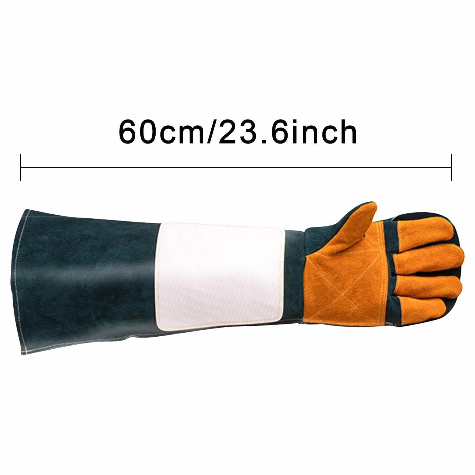 Guantes antimordeduras – Banda de piel reforzada para entrenamiento de perros grandes | Guantes antimordeduras para manejo de mascotas, cubierta antimordeduras para mascotas con agujeros y arañazos