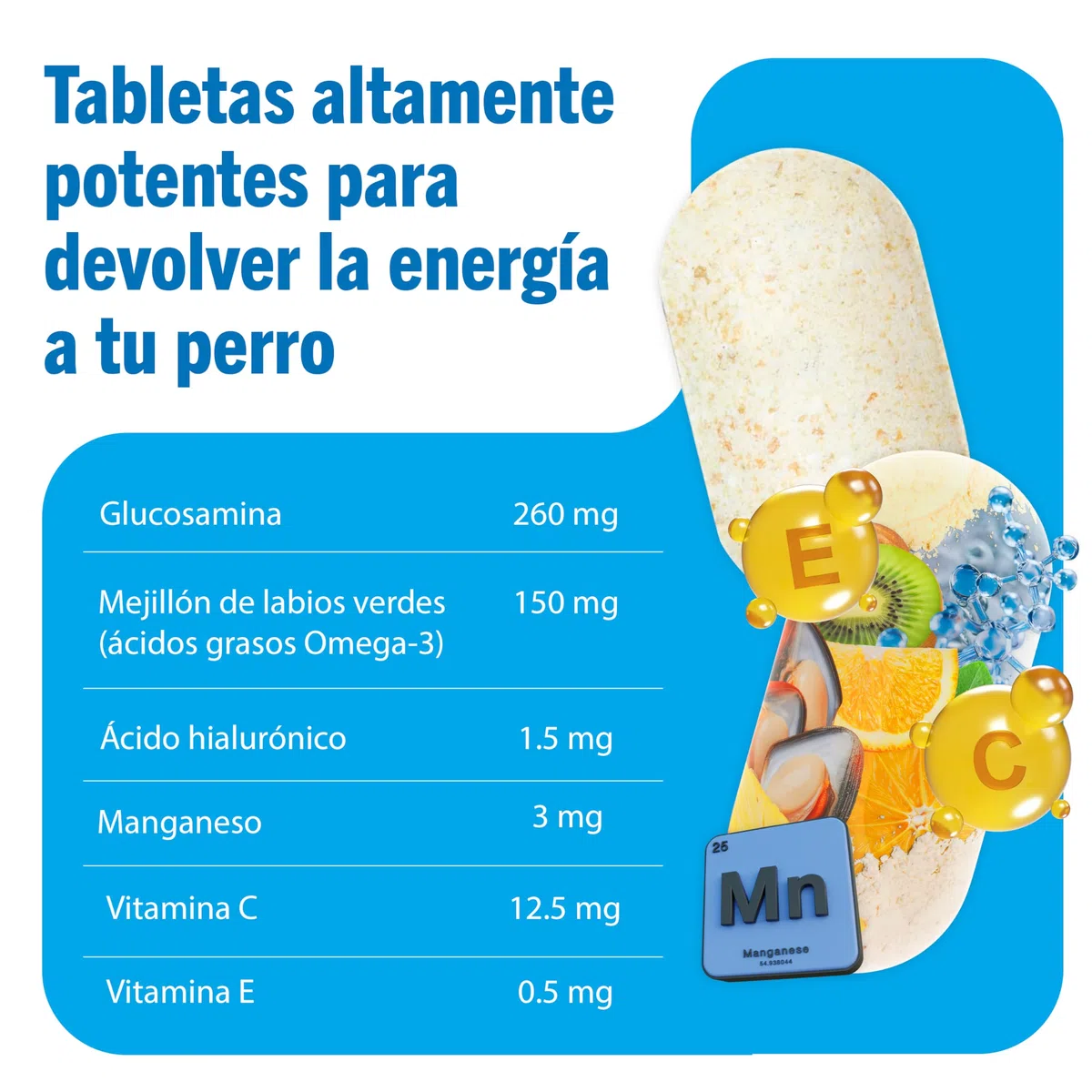 JOINTSURE condroprotector Perros I con Gran concentración de mejillon Labios Verdes, glucosamina y condroitina Natural I suplemento antiinflamatorio para articulaciones I 300 Comprimidos