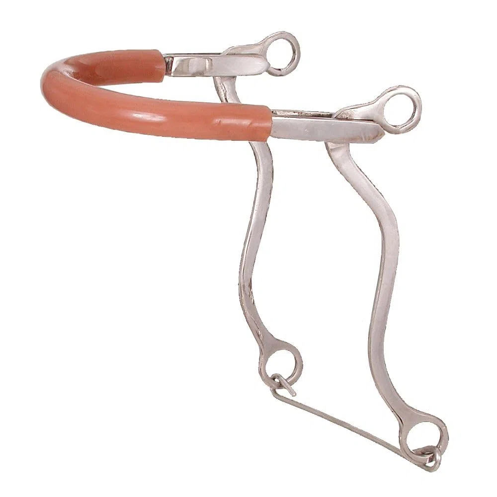 Tough 1 Kelly Silver Star Hackamore con Tubo de Goma