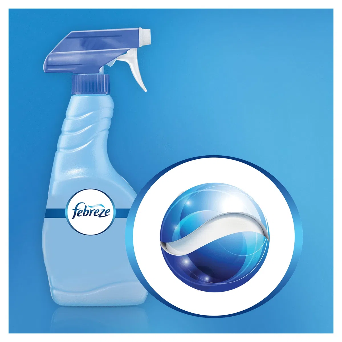 AMBIPUR Febreze Clasico Eliminador De Olores En Spray 8 x 500 ml, Neutralizador Olores, Elimina Malos el Ambiente o Tejidos, Fragancia Fresca