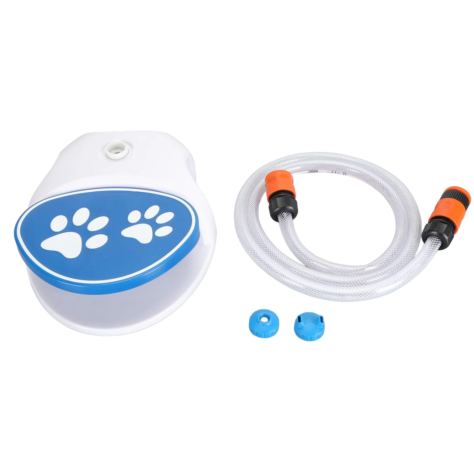 Aspersor para Perros para Exteriores, Fuente de Agua para Perros, Dispensador de Agua Activado para Perros, Aspersor para Perros, Alimentador de Agua Potable con Manguera,