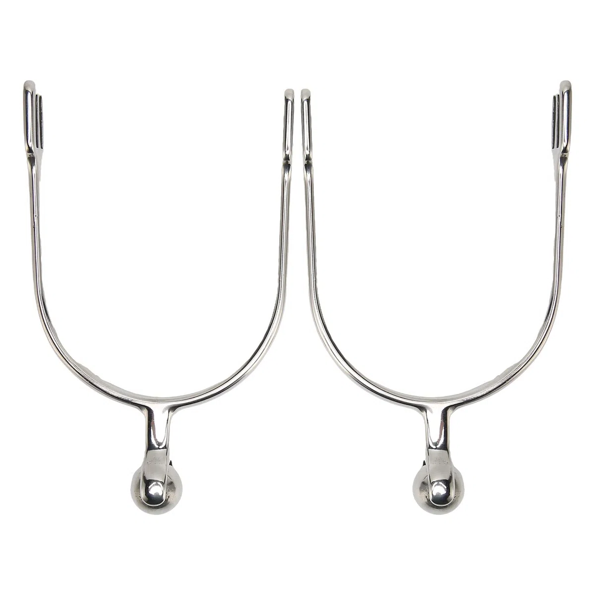 Yosoo Health Gear Espuelas de Caballo con Bola de Rodillo, Espuelas Occidentales para Botas Ecuestres, 2 Piezas