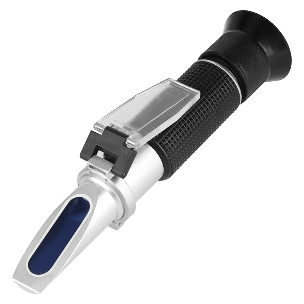 Refractómetro Profesional, refractómetro portátil de Alta precisión para medir la salinidad del Aceite de Corte y el Flu