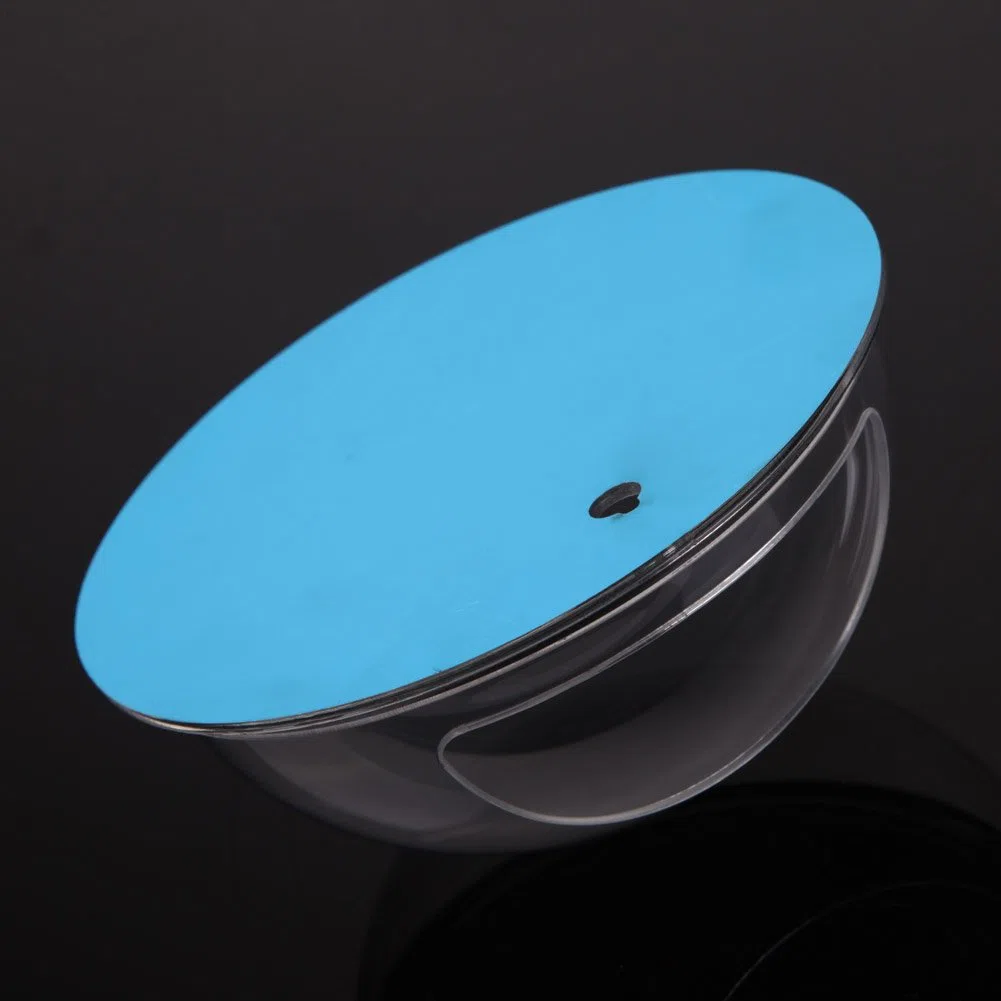 Pecera acrílica con parte trasera de espejo para colgar en la pared, tanque de acuario acuático para mascotas, productos para mascotas, montaje en pared (29,5 cm de diámetro)