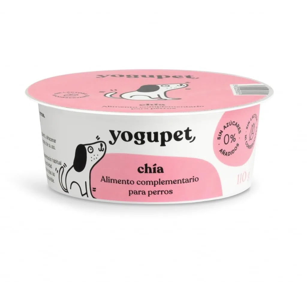Yogupet Alimento Complementario para Perros Pack 12 x 110 Gr (4 Miel + 4 Chía + 4 Aceite De Oliva)