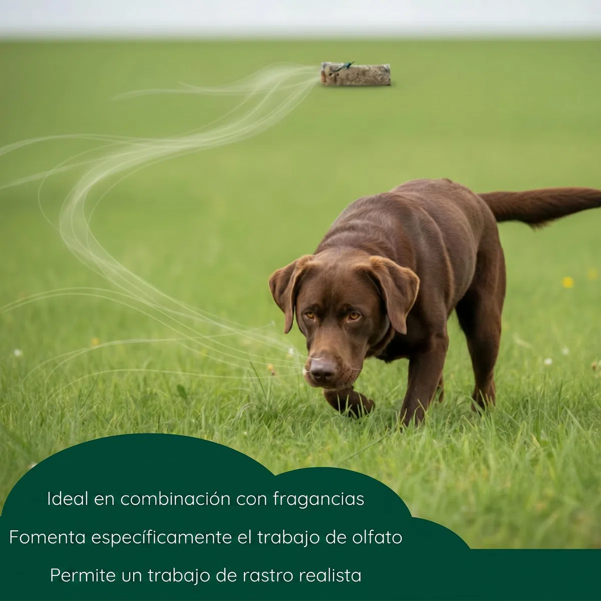 Romneys Dummy de conejo | Dummy estándar 500 g recubierto con piel de conejo real | Apportel Wild para el entrenamiento de perros de caza