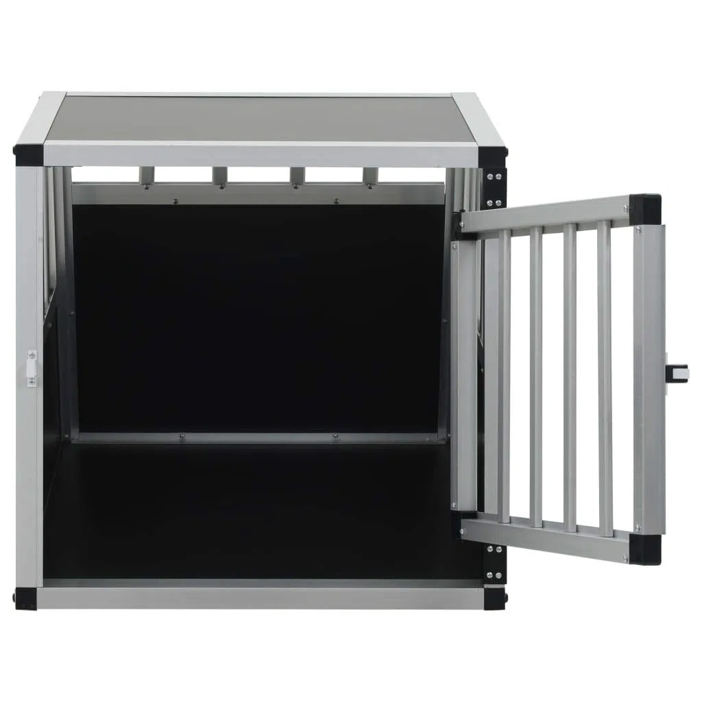 Jaula para Transporte Caja de Transporte Jaulas para Perros Aluminio 54x69x50 cm