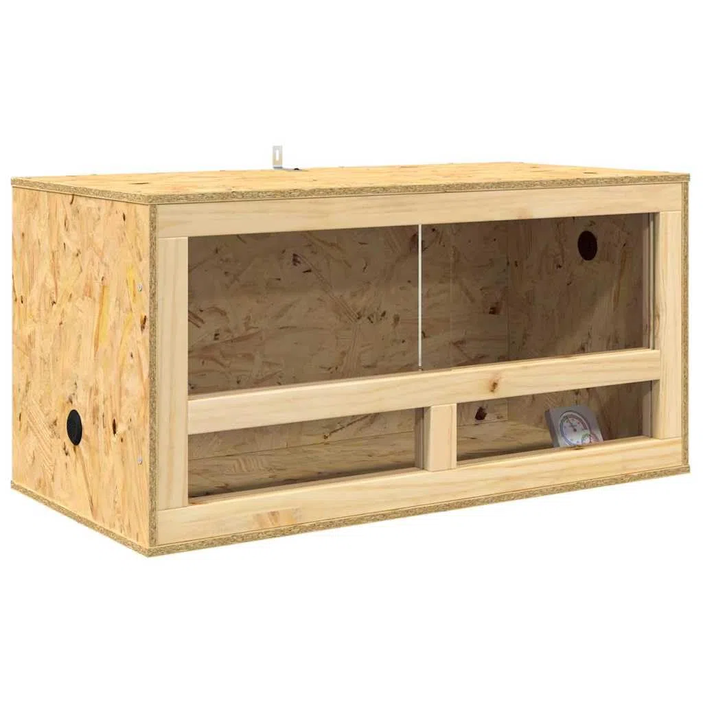 Genérico Terrario Marrón 80 x 40 x 40 cm OSB,Producto para Mascotas y Animales,Productos para Mascotas,Productos para Reptiles y Anfibios,Terrarios para Reptiles y Anfibios,876724