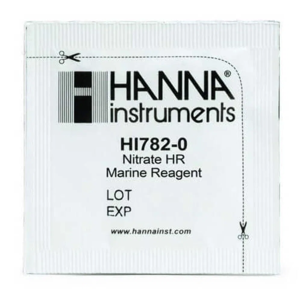 Hanna Instruments HI 782 25 reactivos de nitrato Marino de Alto Rango (25 Pruebas)
