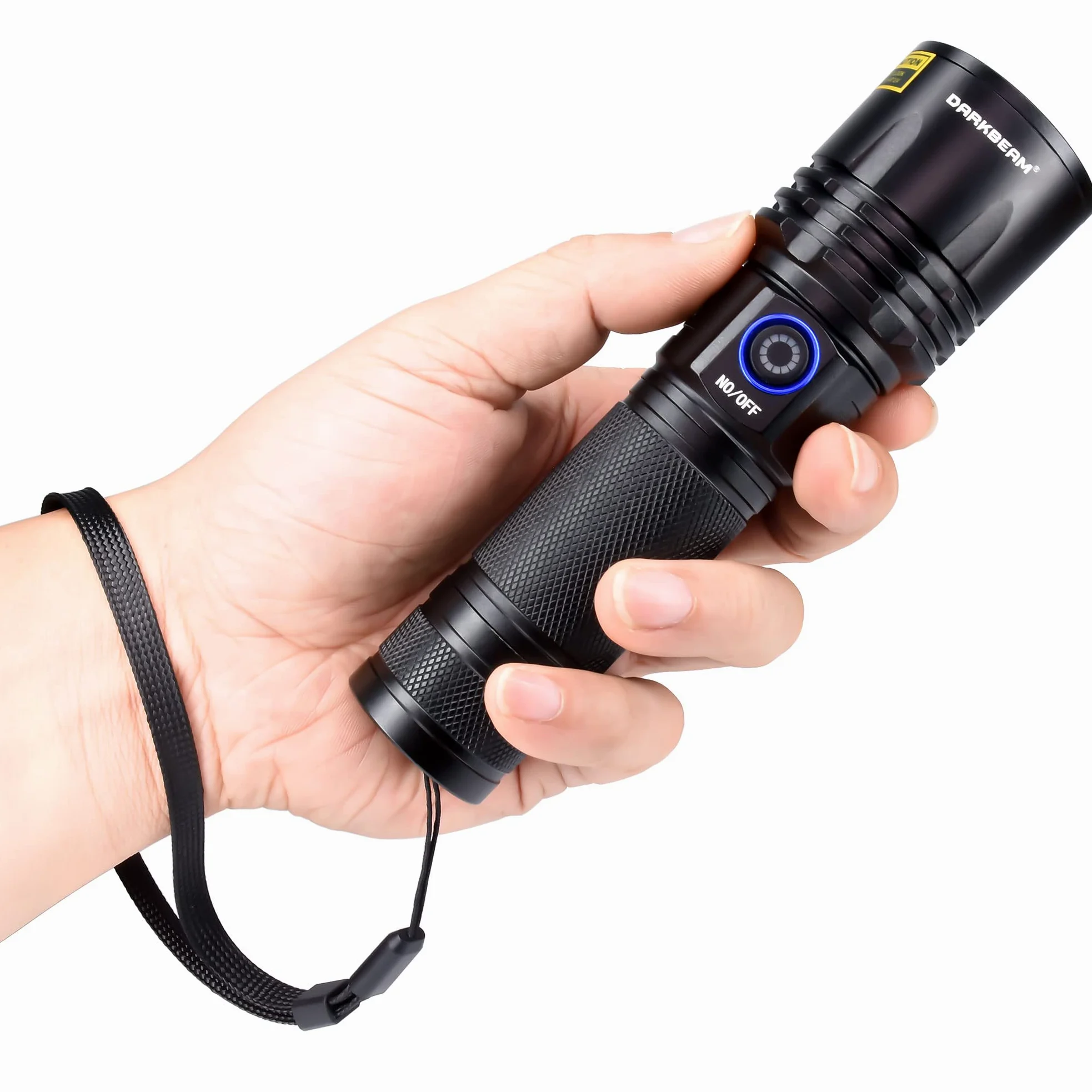 DARKBEAM Ultravioleta Luz UV 365nm Linterna Lamparas LED Negra, USB-C Recargable Potente 20W Blacklight 370nm Portátil - Detector para Orina de Mascotas, Billetes, Epoxy Resina, Escorpión, Minerales