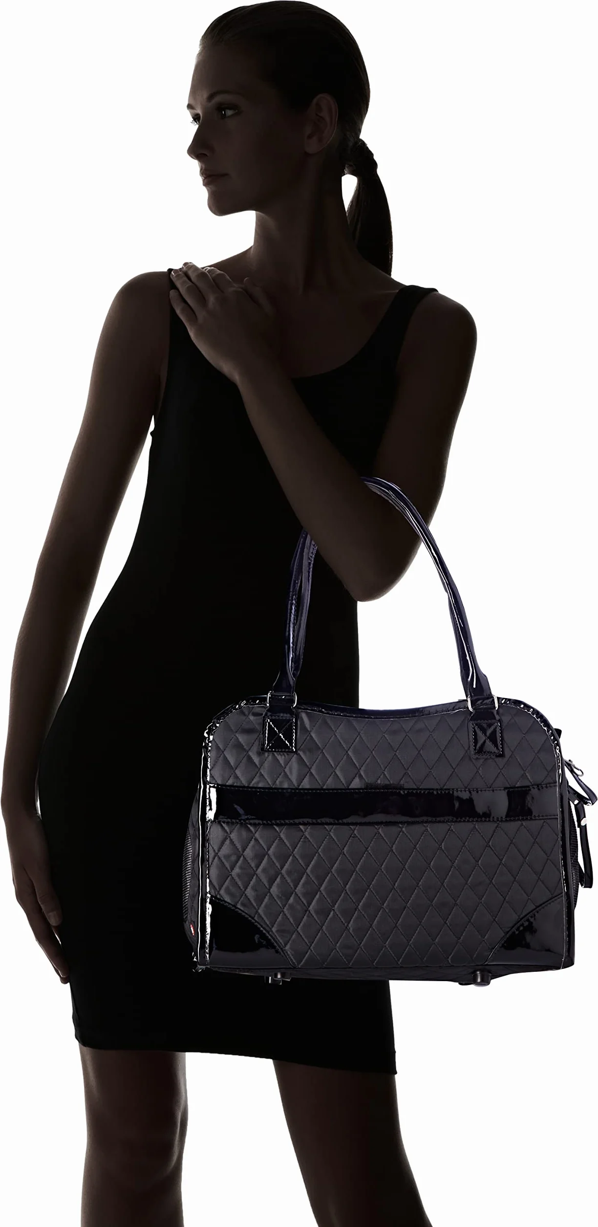 TRIXIE Bolsa de transporte Amine 18 x 29 x 37 cm, negro