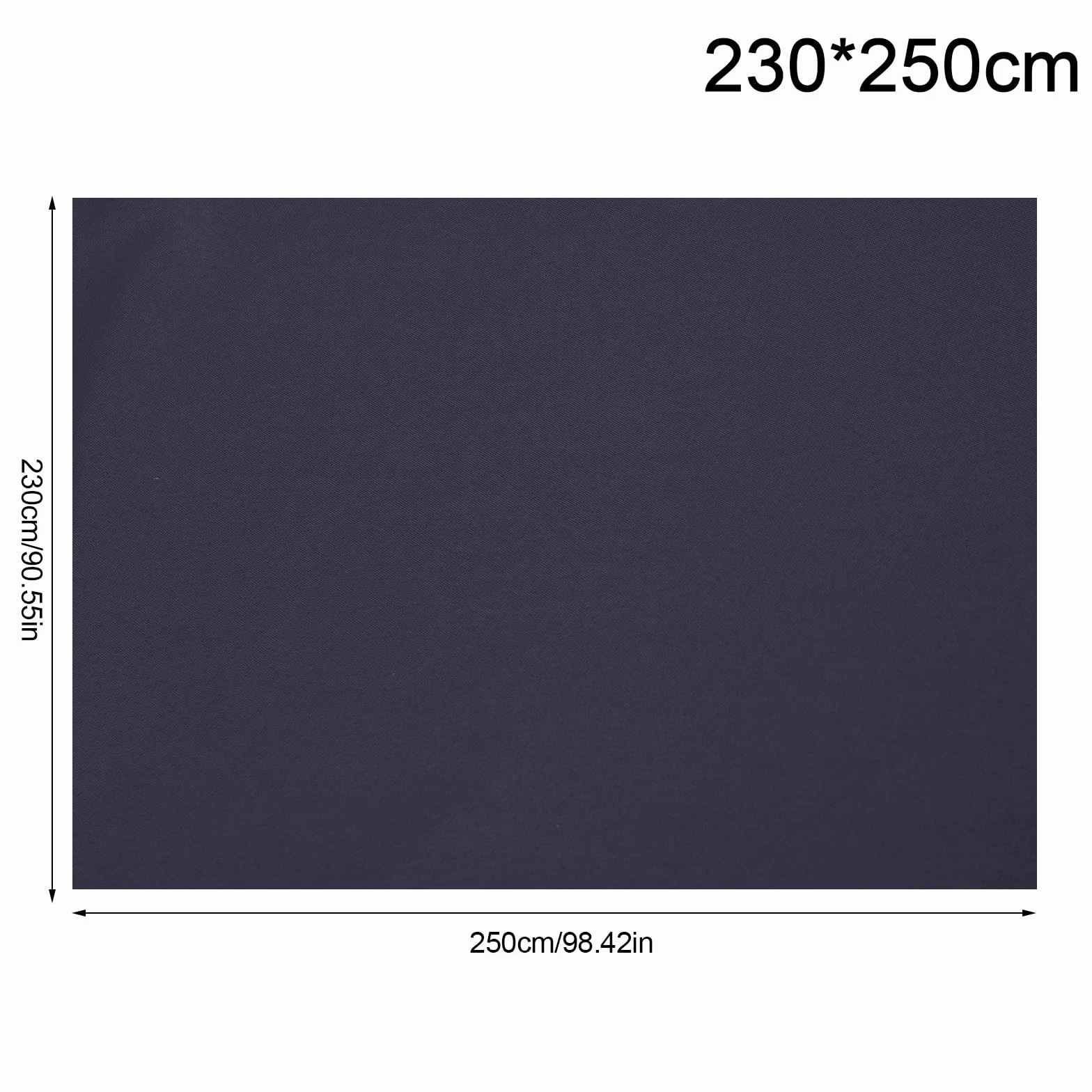 Colcha impermeable y transpirable, de microfibra cepillada+TPU doble, resistente a los arañazos, lavable, manta protectora para perros, gatos, niños (azul marino, 230 x 250 cm)