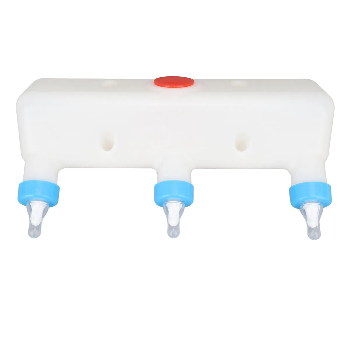 Alimentador de Cordero Alimentador de Leche para Animales Pequeños con 3 Chupetes, Biberón de Leche de Cabra, para Lechones, Cachorros, Lámpara para Bebés, Gatitos - Equipo para