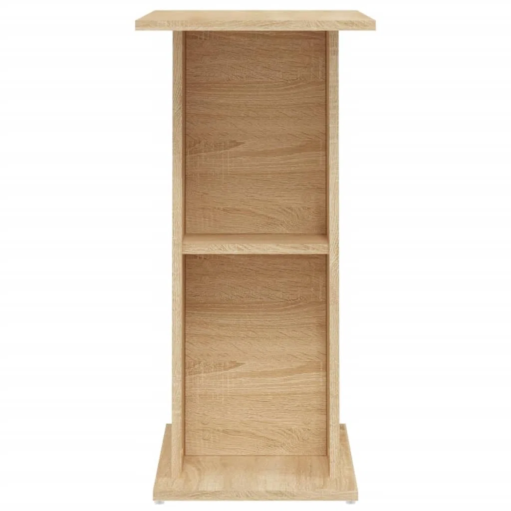 vidaXL Soporte Acuario Madera ingeniería Roble Sonoma 60,5x36x72,5 cm