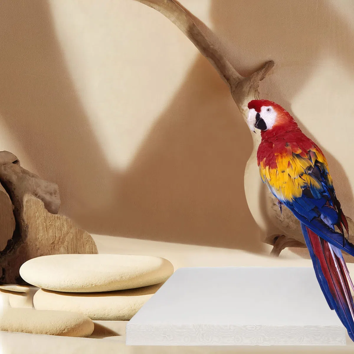 Happyyami 100 Piezas Estera de la Jaula del Loro jaulas Paloma Jaula para periquitos Jaula pajaros gaiolas para passaros Forro de Papel para Jaula de Loros Suministro de Mascotas