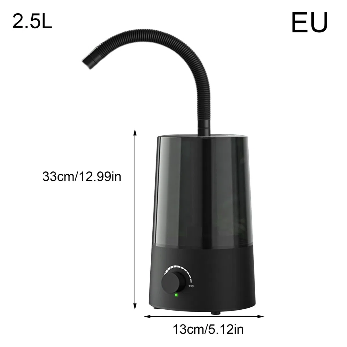 Humidificador para reptiles | Nebulizador de 2,5 L con apagado automático para terrario | Pulverizador para Tanque de Reptiles | para Terrario, Vivario, Camaleón, Gecko, Rana, Serpiente, Tortuga, Anfi