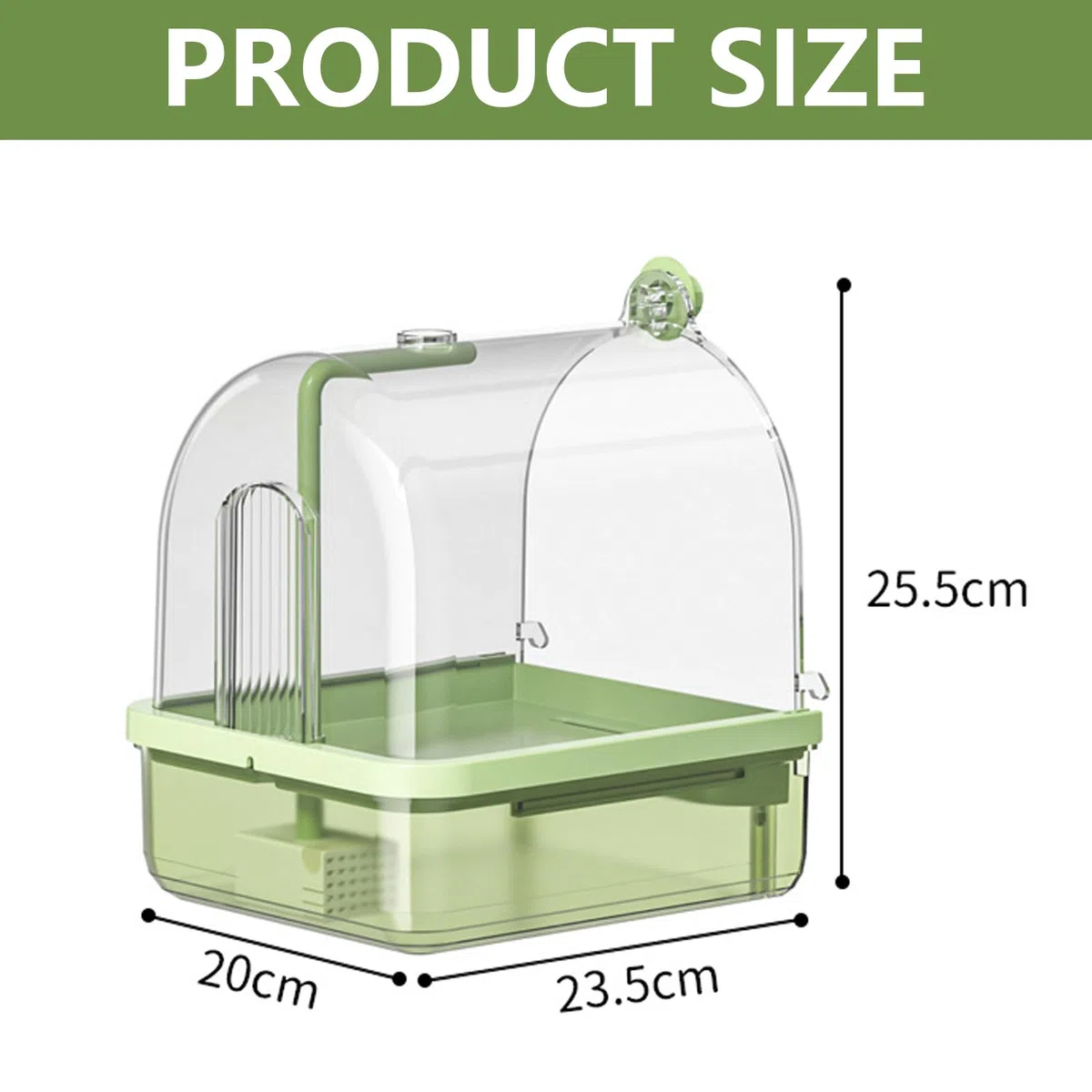 Baño para Pájaros, Colgable para Bañera de Pájaros Ducha Accesorio de Jaula para Pájaros con Ganchos Baño Automático para Pájaros para Pájaros Pequeños Pinzón Canario