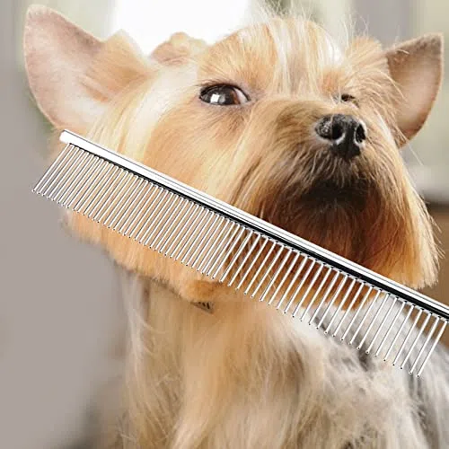 Tijeras Peluqueria Canina,Geib Tijeras de peluquería para mano izquierda,Tijeras De Peluquería Canina Para Zurdos,Juego De 22 Piezas De Acero Inoxidable Para Perros Y Gatos Con Pelaje Largo