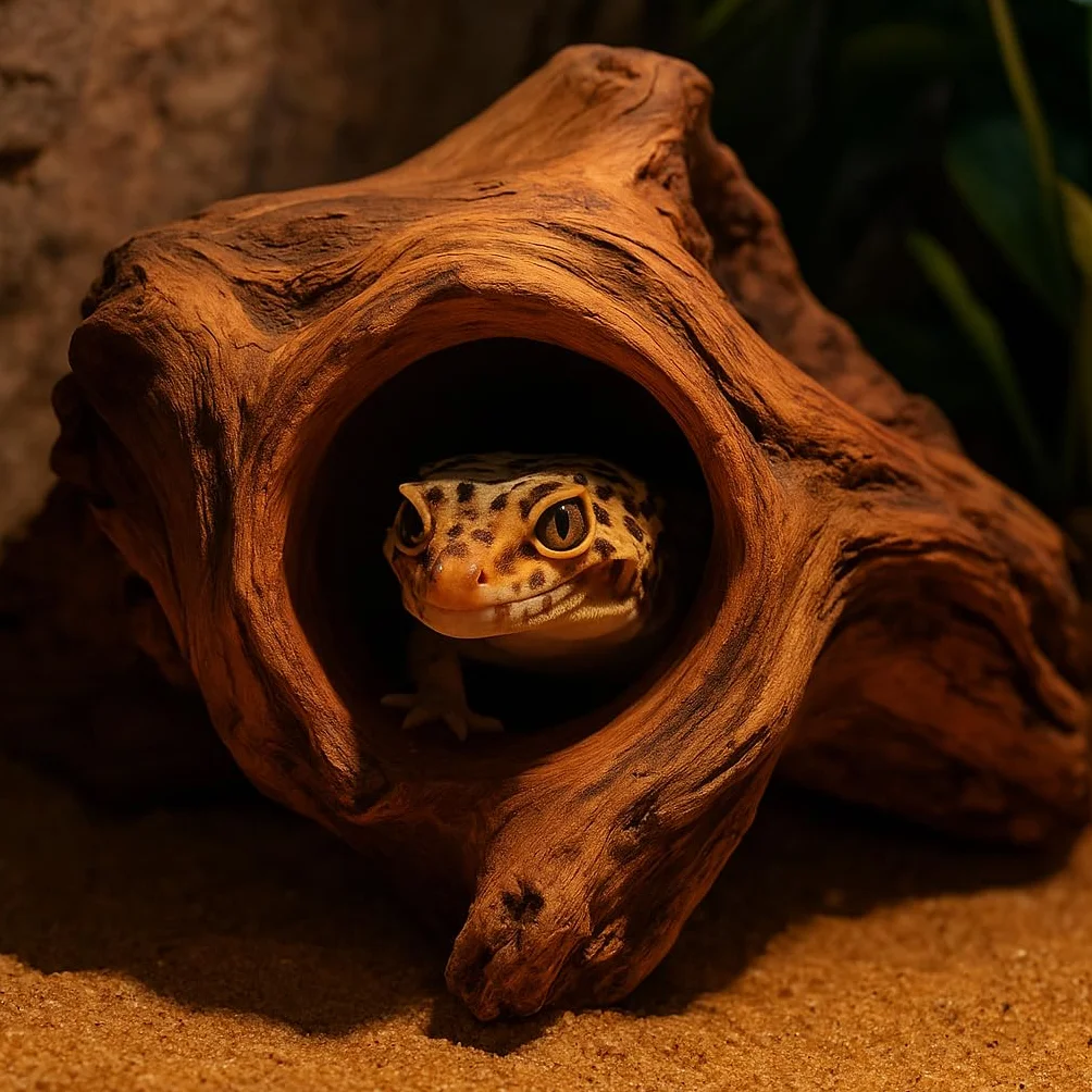 Emours - Madera de deriva porosa natural para acuario, madera de deriva para acuarismo con agujeros, túneles y escondites seleccionados a mano, paisaje duro para acuarismo, decoración para reptiles en