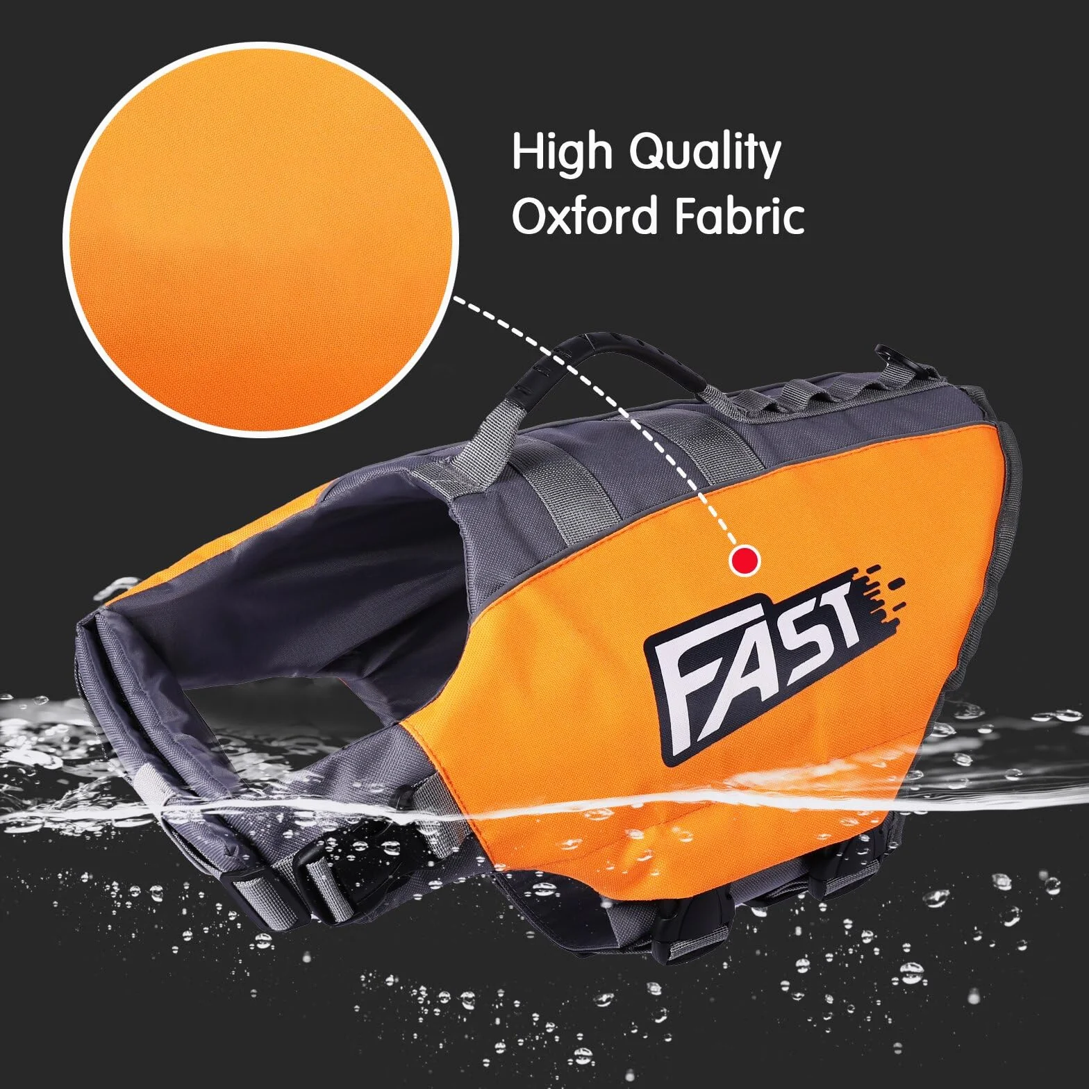Chaleco Salvavidas Deportivo para Perros Bright Colors,Traje de Baño para Perro,Chaleco Flotante Ajustable con Asa de Rescate para Perros Pequeños,Medianos y Grandes,Verde,XL