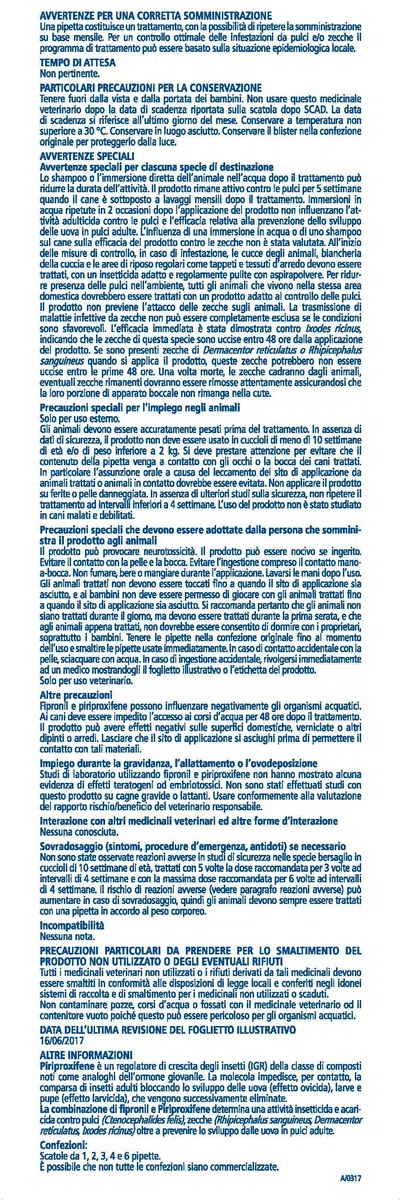 fipralone Duo pour chiens de petite taille de 2 à 10 kg Fipronil, piriproxifene