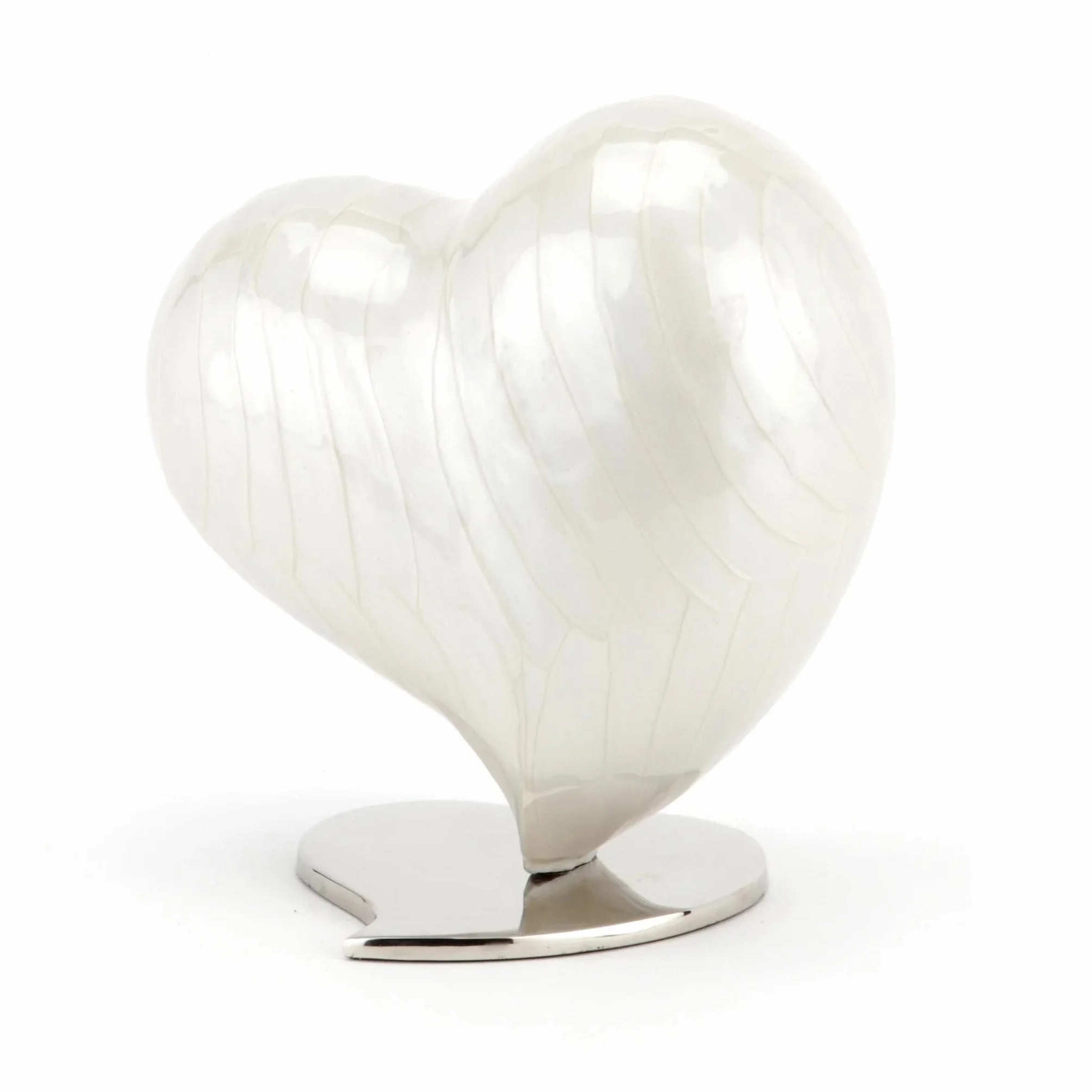 Urns UK Urna de Cenizas funerarias Hecha a Mano con corazón Grande Watford Pearl UU420009A