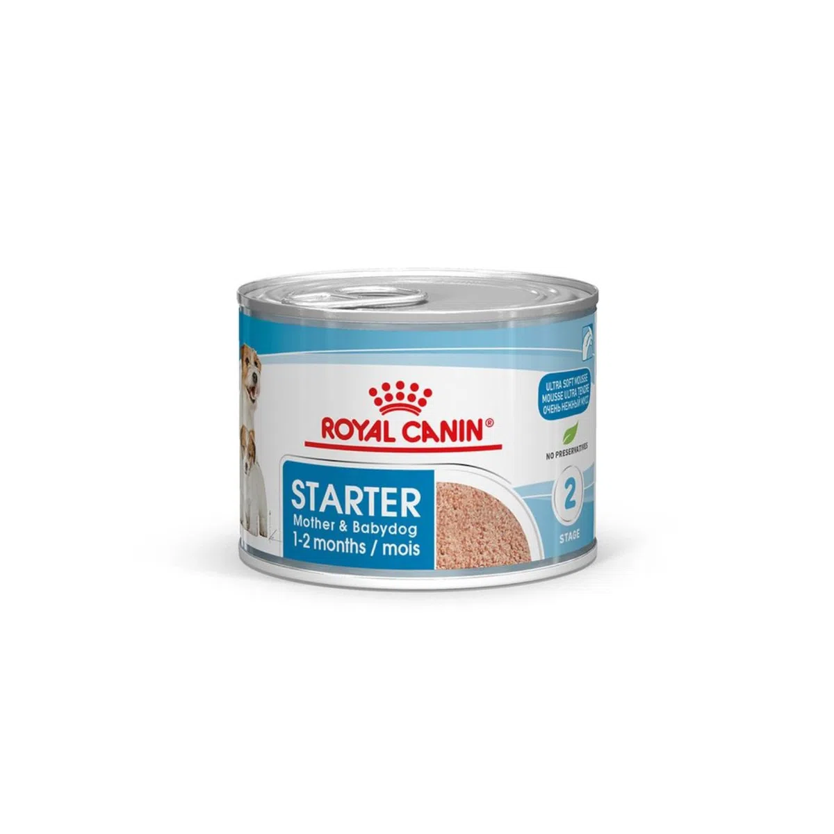 Royal Canin Starter Mousse Mother & Babydog | 12 x 195 g | Comida húmeda Ultra Soft Mousse | Para perras en el último tercio de gestación y durante el periodo de lactancia