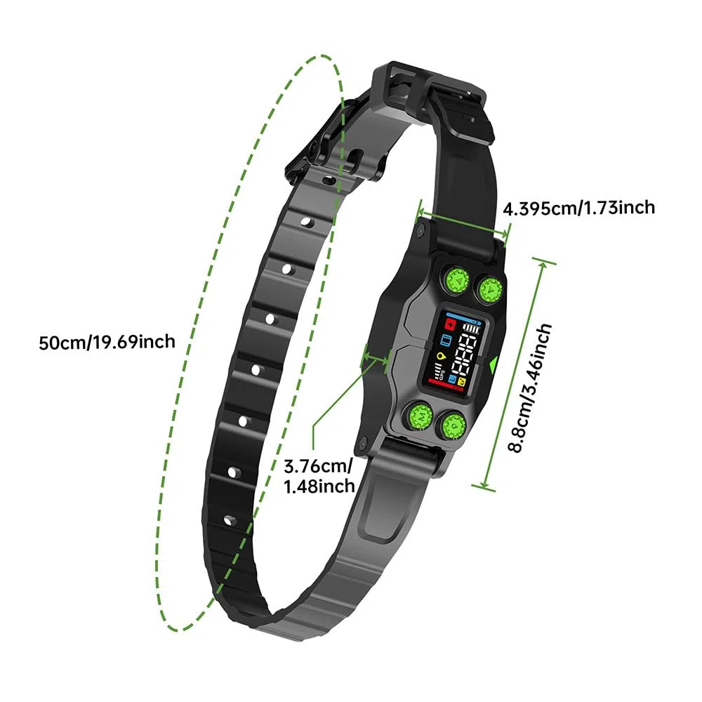 Sistema de valla inalámbrica para perros, kit de contención electrónica con banderas de límites y guía de entrenamiento para la seguridad de las mascotas, pantalla LCD