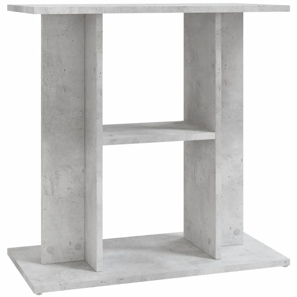 vidaXL Soporte para Acuario Madera ingeniería Gris hormigón 60x30x60cm