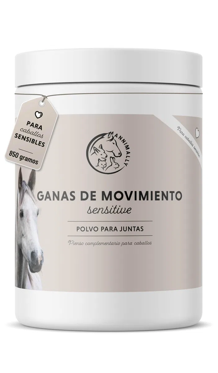 Polvo para articulaciones para caballos 850g con colágeno, manzanilla, MSM (azufre), glucosamina, ácido hialurónico, condroitina - Complemento alimenticio para fortalecer las articulaciones caballo