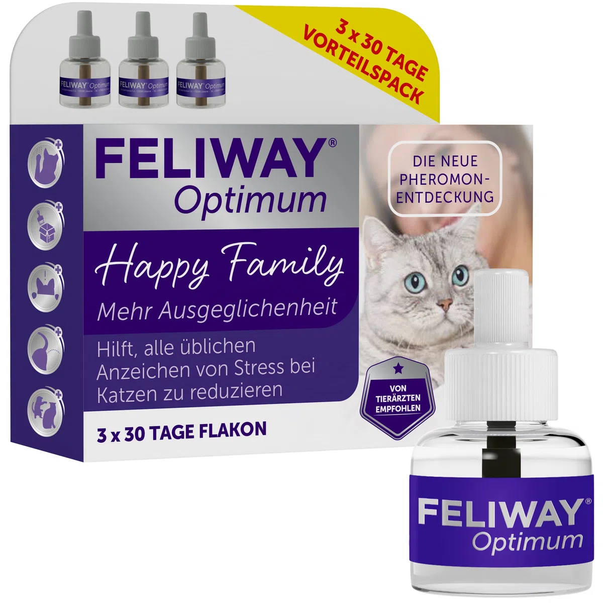 Feliway Optimum Pack 3 Recambios