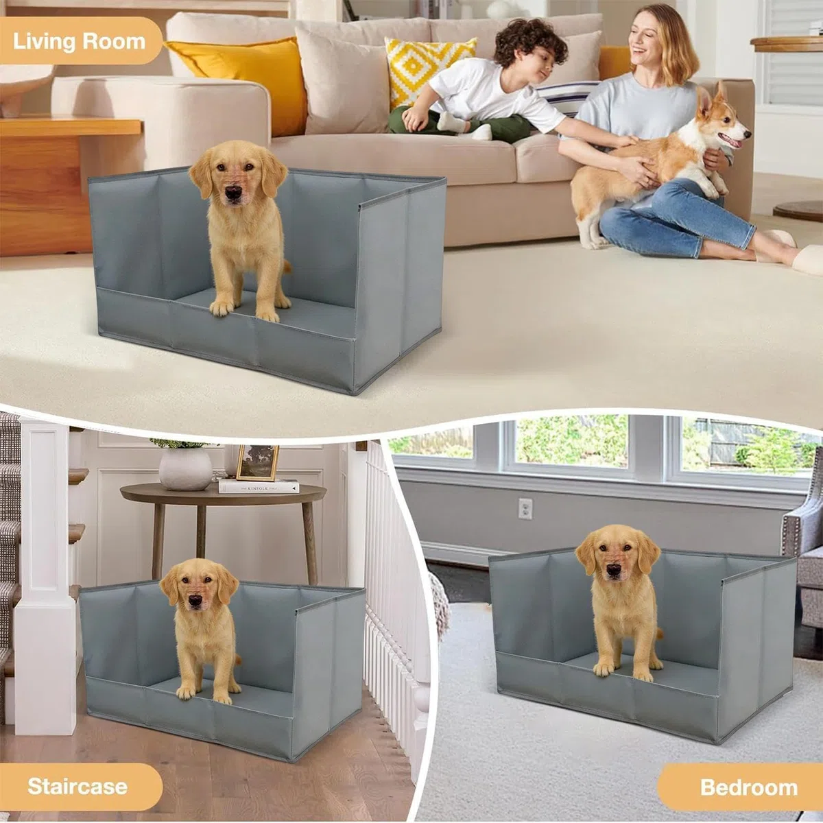de para Perros | Inodoro de Pared Alta para Mascotas | Estación de de Perro Interior para Mascotas | para Entrenamiento pequeño, Mediano y Grande, hogar, Sala de Estar, balcón, Porche