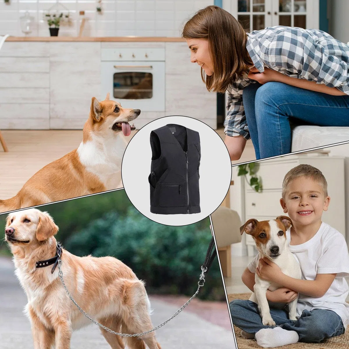 Dog Handler Training Vest, Protective Trainer Cloth, Pet Training Equipment, Dog Trainer Vest for Sports, Fishing Dog Training Vest, Pet Trainer Vest for Hunting, Dog Training Equipment Vest