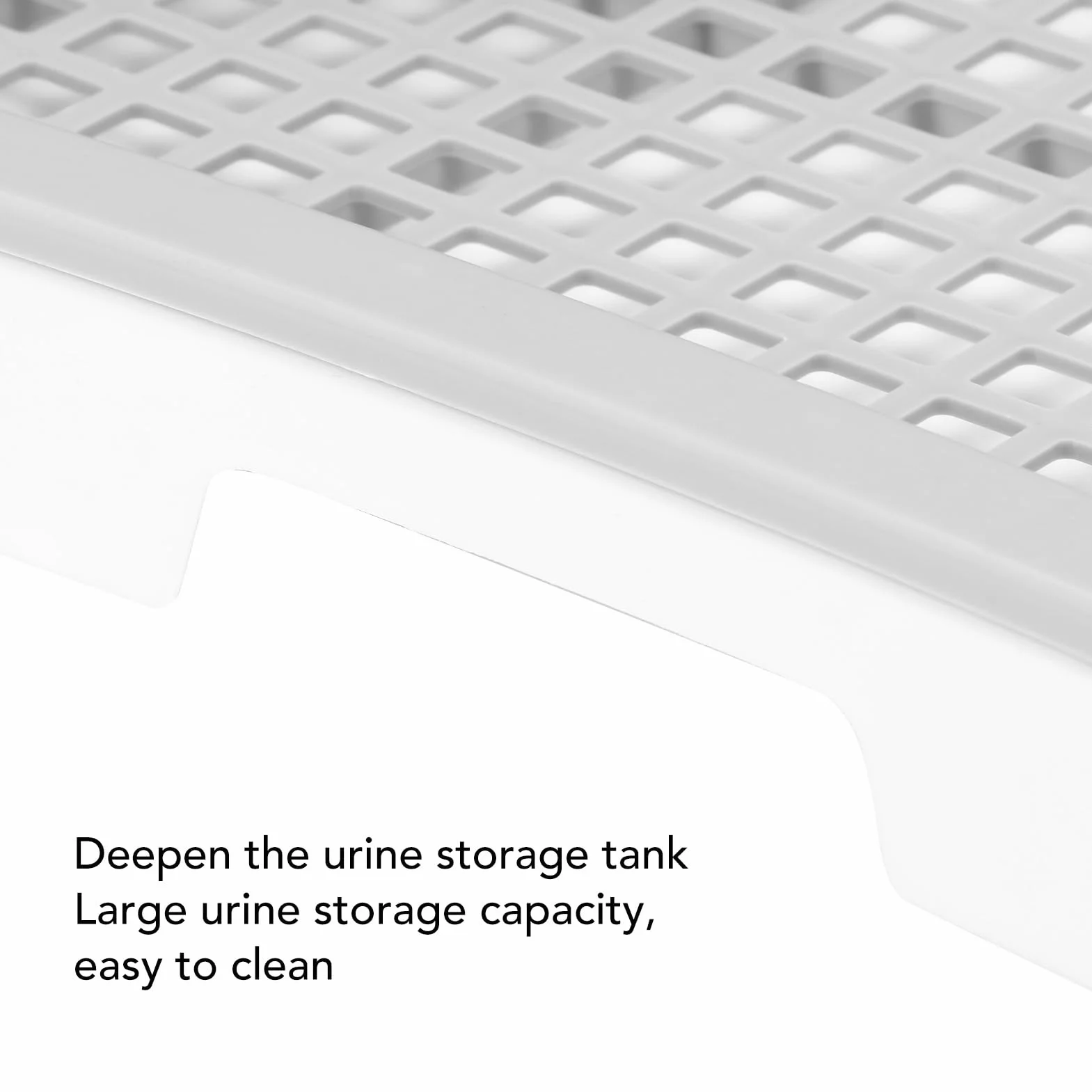 Inodoro de Entrenamiento para IR Al Baño, 51x38x3.5 Cm, Soporte para Almohadilla para Orinar para Cachorros, Bandeja de Entrenamiento para IR Al Baño para Perros en Interiores y