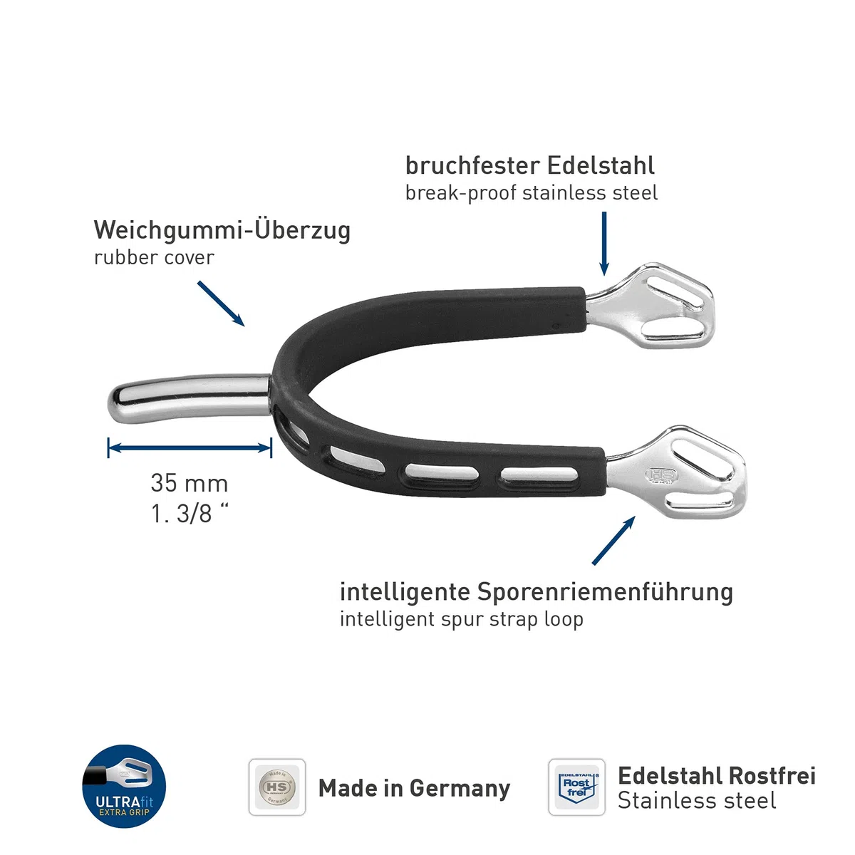 Sprenger - Ultra FIT Extra Grip Spurs