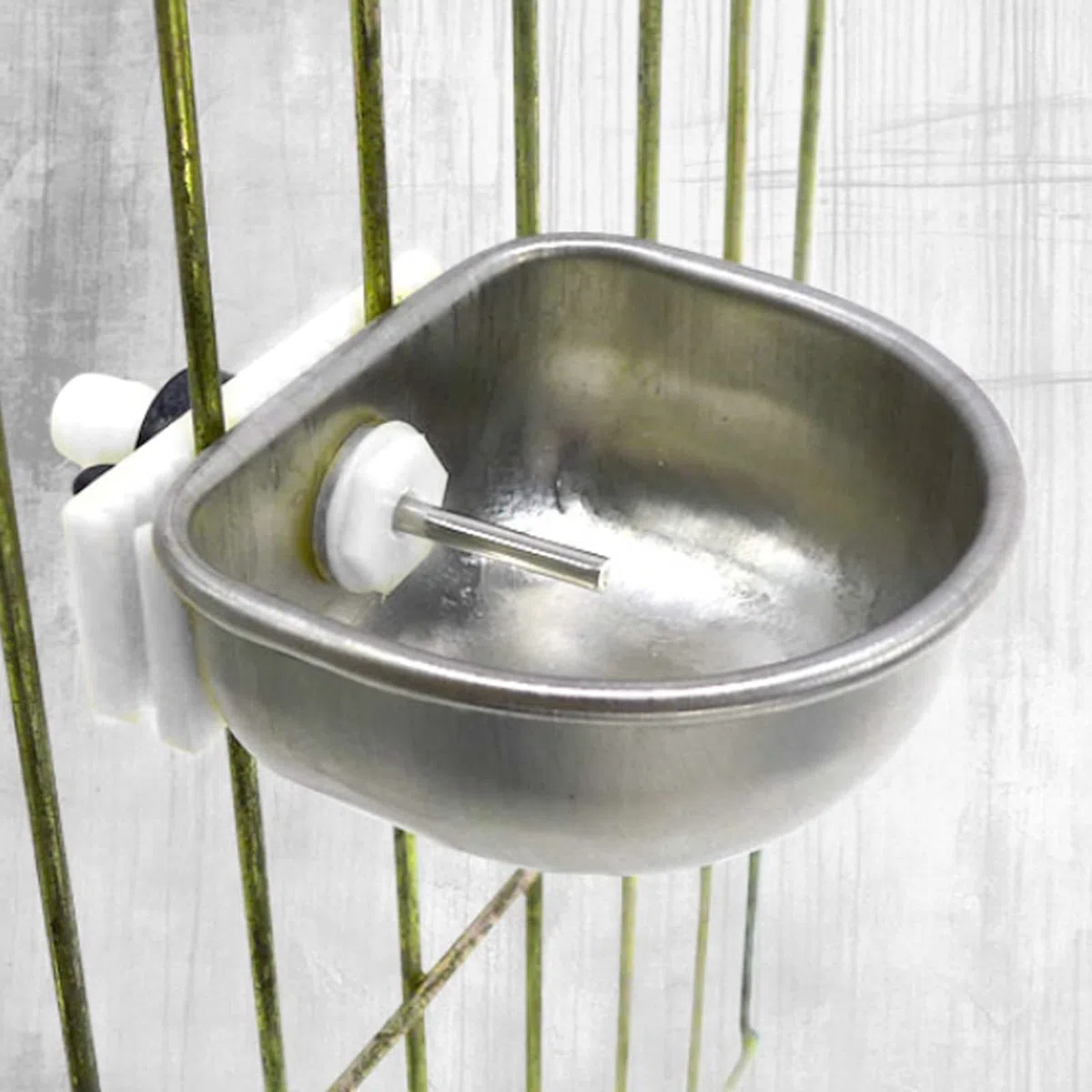 10 Unidades de Comedero de Agua para Conejos, Resistente a la Masticación, Jaula Automática para Bebederos de Conejos, Cuenco para Beber con Tetina de Acero Inoxidable, para Todo