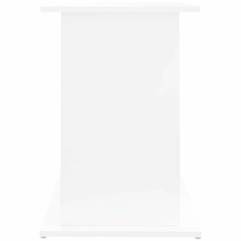 vidaXL Soporte para Acuario Madera de ingeniería Blanco 101x41x58 cm, Mueble para pecera, Armario para Acuario, Soporte de Madera para pecera