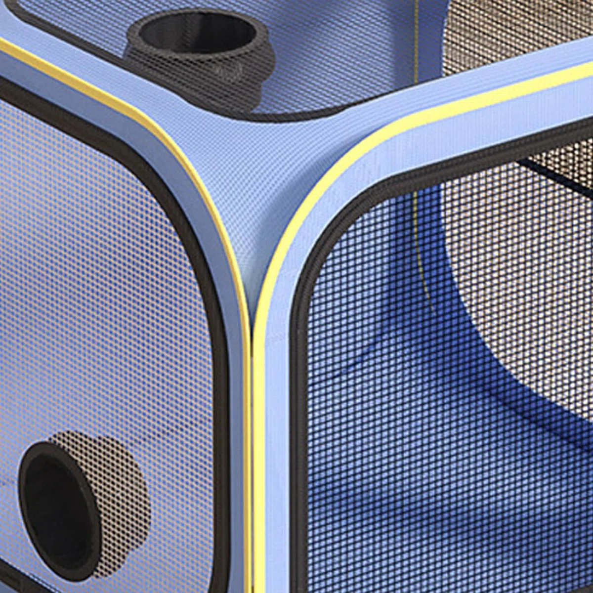 Secador para Perros En Caja - Jaula De Aseo - Secador Portátil Jaula Antipelo para Gatos Perros Cachorros